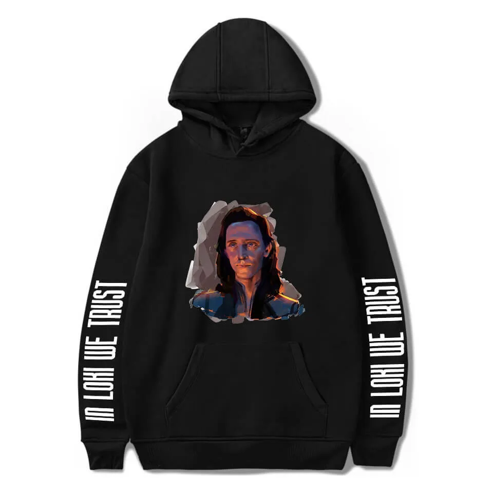 2021 Loki Hoodie Sweatshirt Unisex Loki Printed Pullover Hooded Jacket