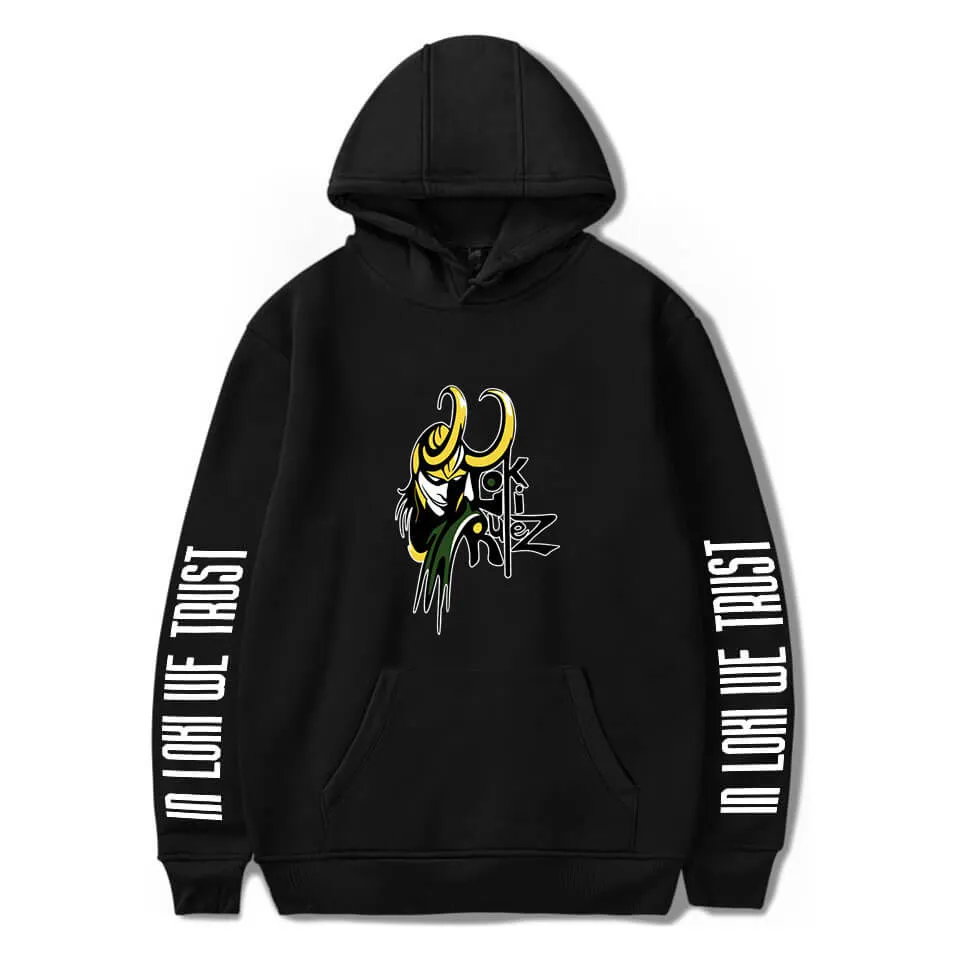 2021 Loki Hoodie Sweatshirt Unisex Loki Printed Pullover Hooded Jacket