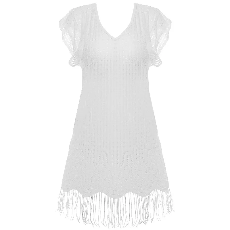 Antheia White Tunic Beach Cover-Up - Fantasie Swim