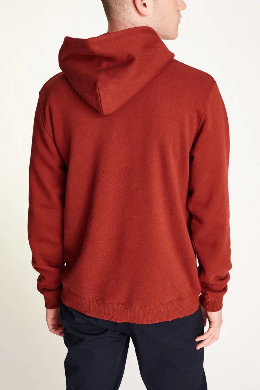 B-Shield INTL Hood Fleece - Burgundy