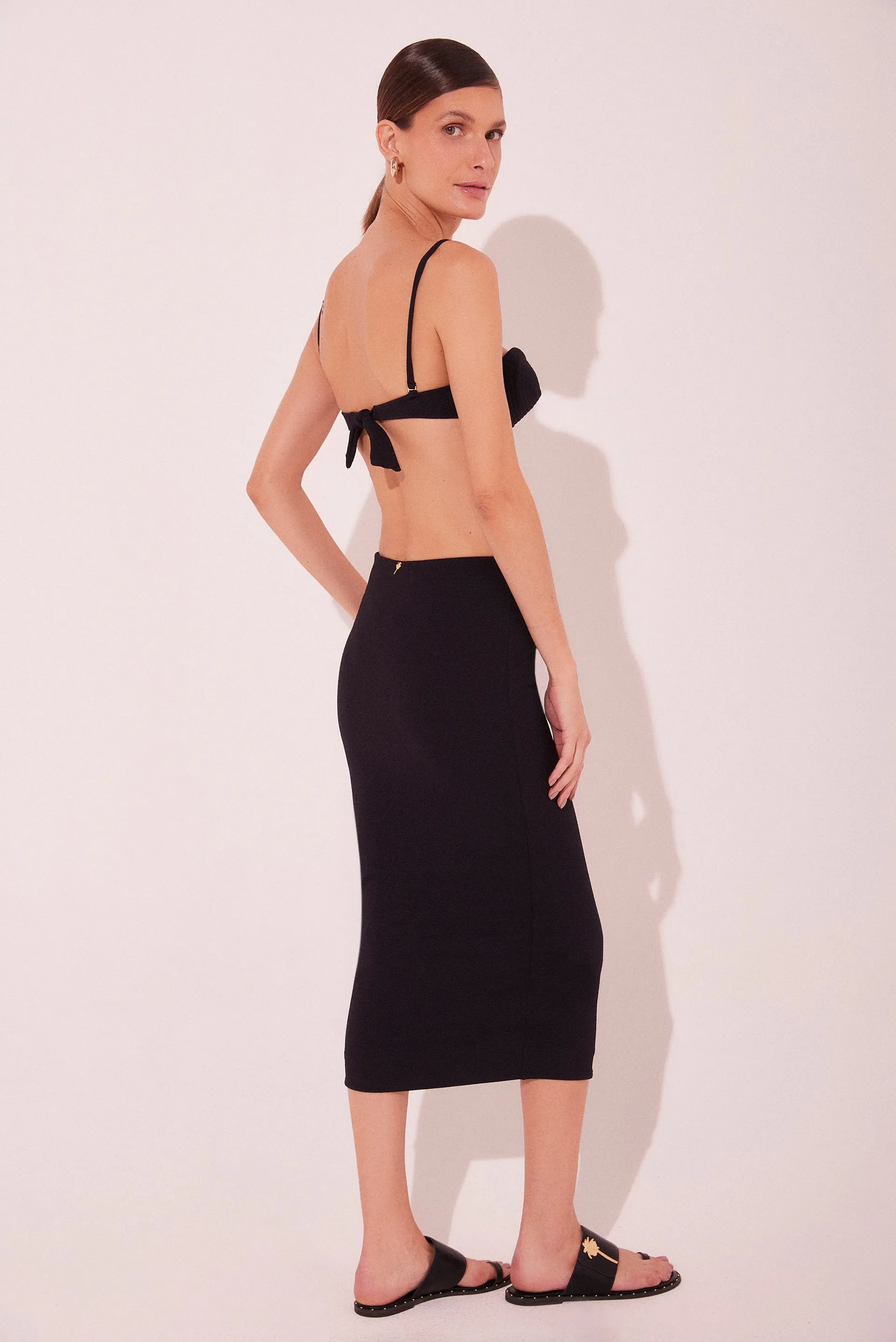 Basket Weave Midi Skirt E5484A2130