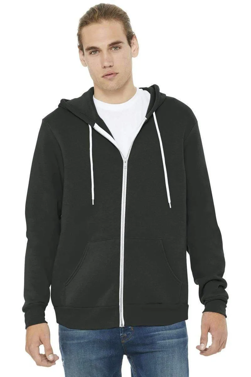 Bella Canvas 3739: Unisex Sponge Fleece Full-Zip Hoodie