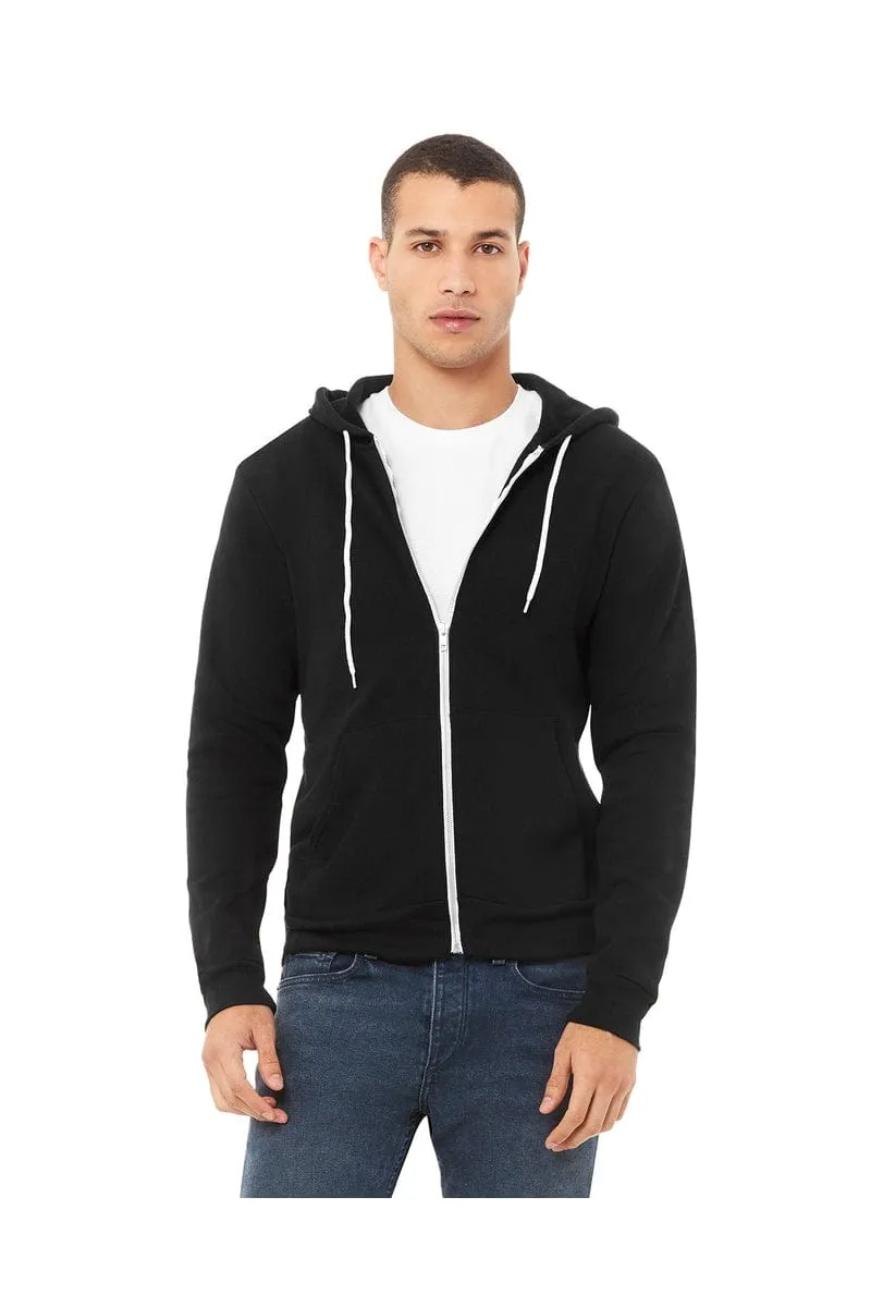 Bella Canvas 3739: Unisex Sponge Fleece Full-Zip Hoodie