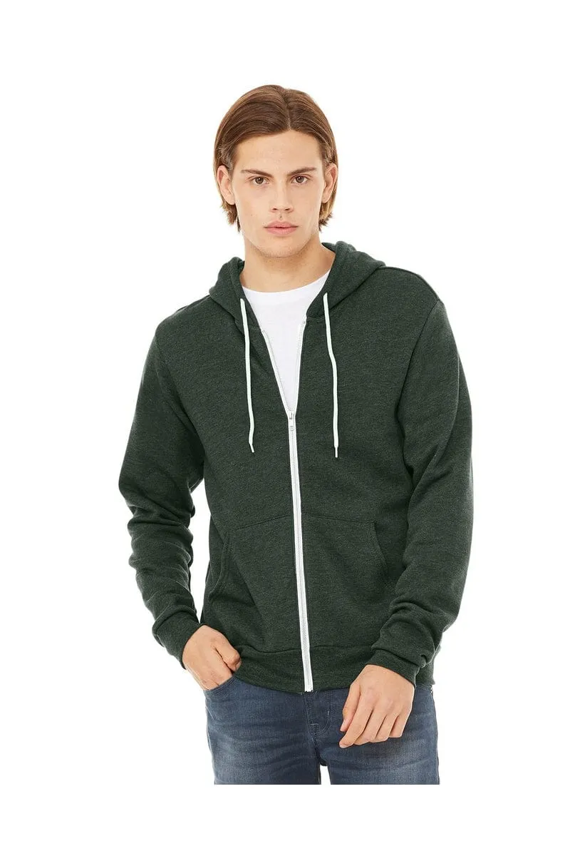 Bella Canvas 3739: Unisex Sponge Fleece Full-Zip Hoodie