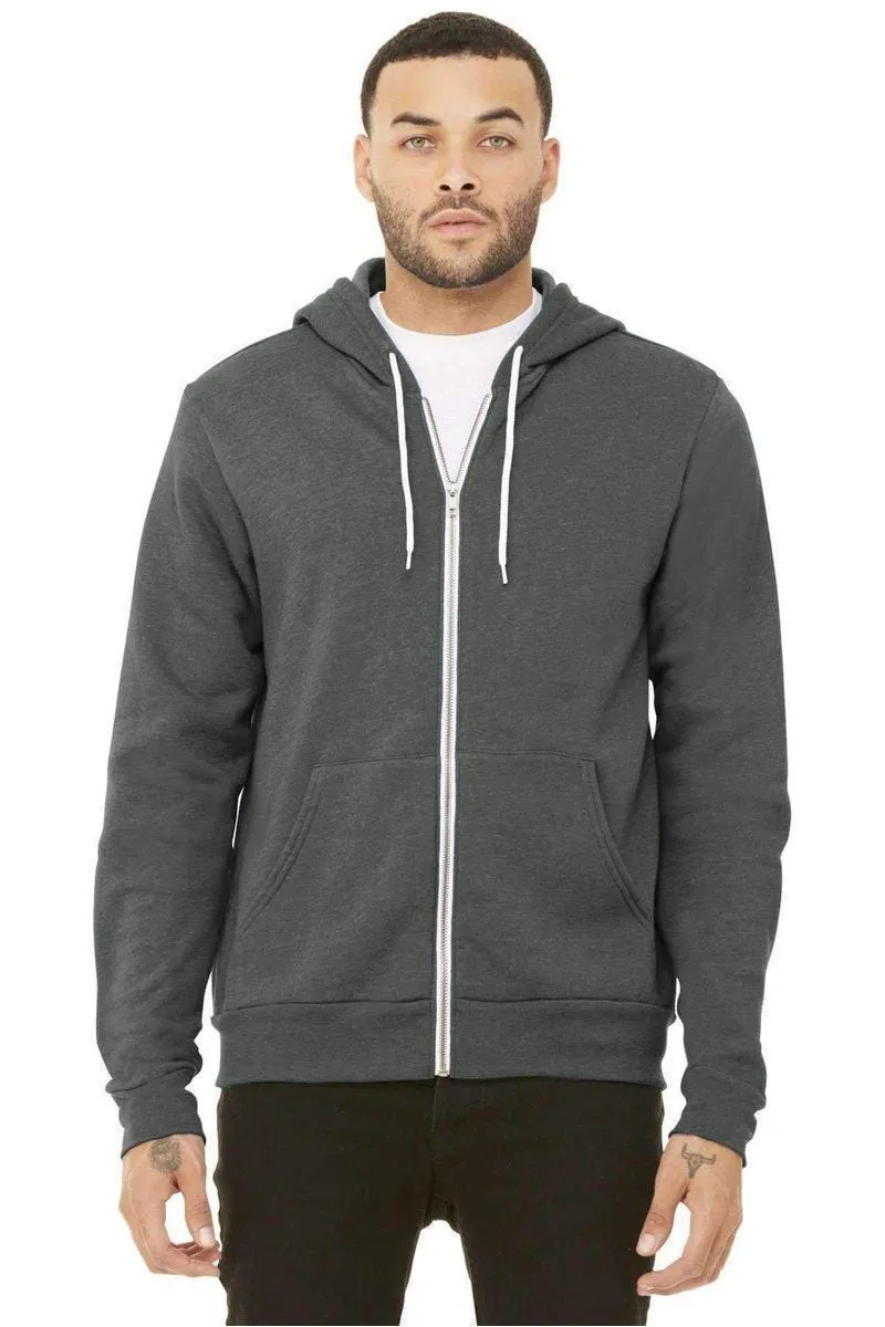 Bella Canvas 3739: Unisex Sponge Fleece Full-Zip Hoodie