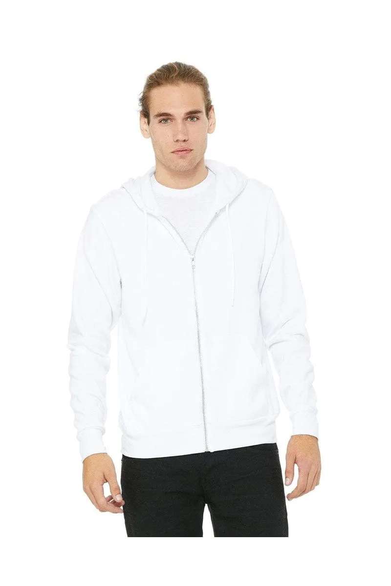 Bella Canvas 3739: Unisex Sponge Fleece Full-Zip Hoodie