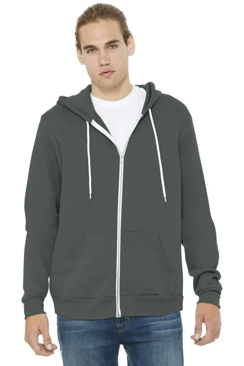 Bella Canvas 3739: Unisex Sponge Fleece Full-Zip Hoodie