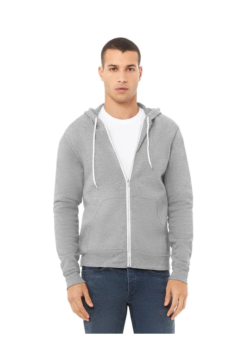 Bella Canvas 3739: Unisex Sponge Fleece Full-Zip Hoodie