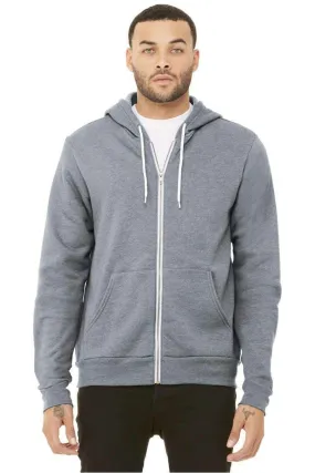 Bella Canvas 3739: Unisex Sponge Fleece Full-Zip Hoodie