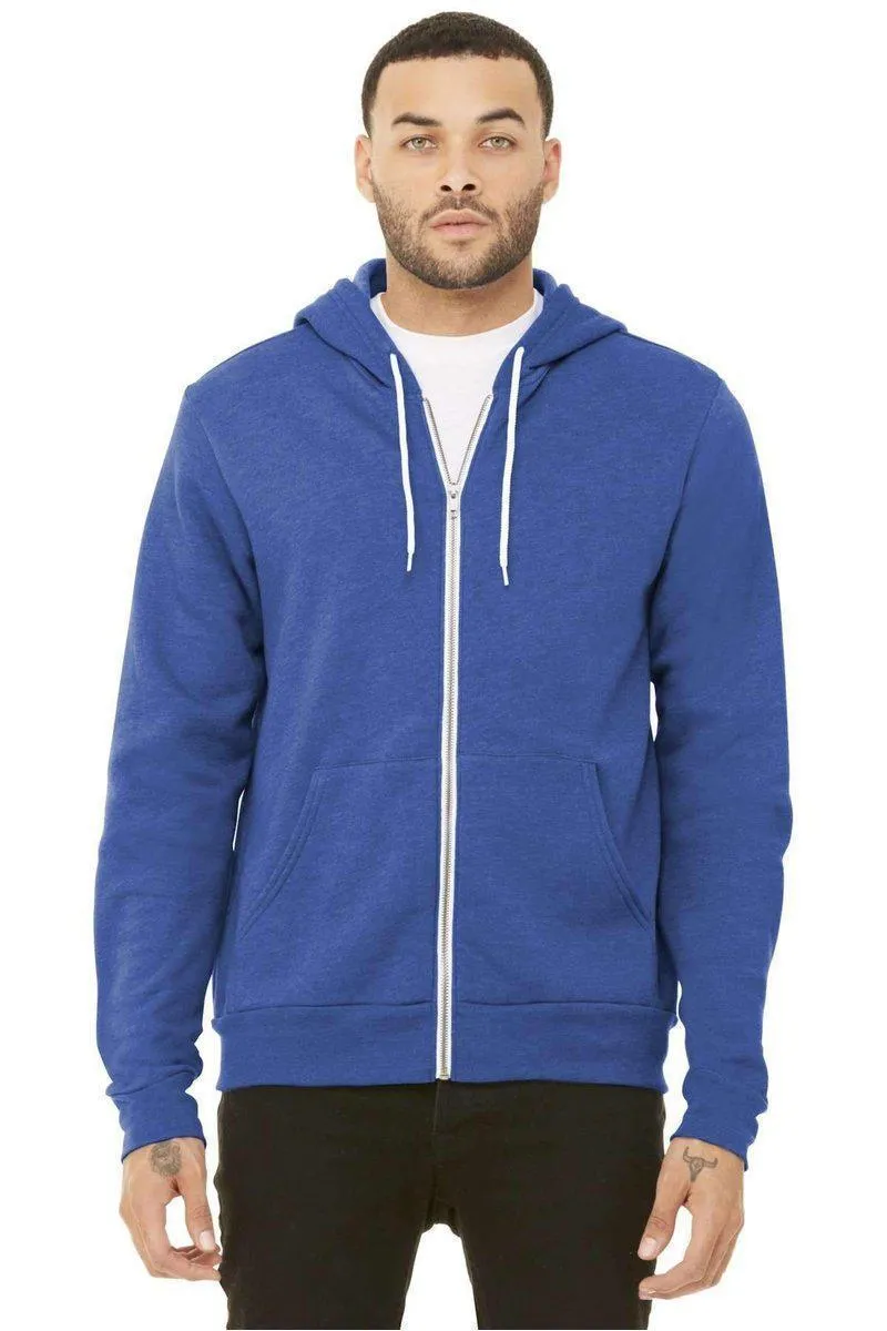 Bella Canvas 3739: Unisex Sponge Fleece Full-Zip Hoodie