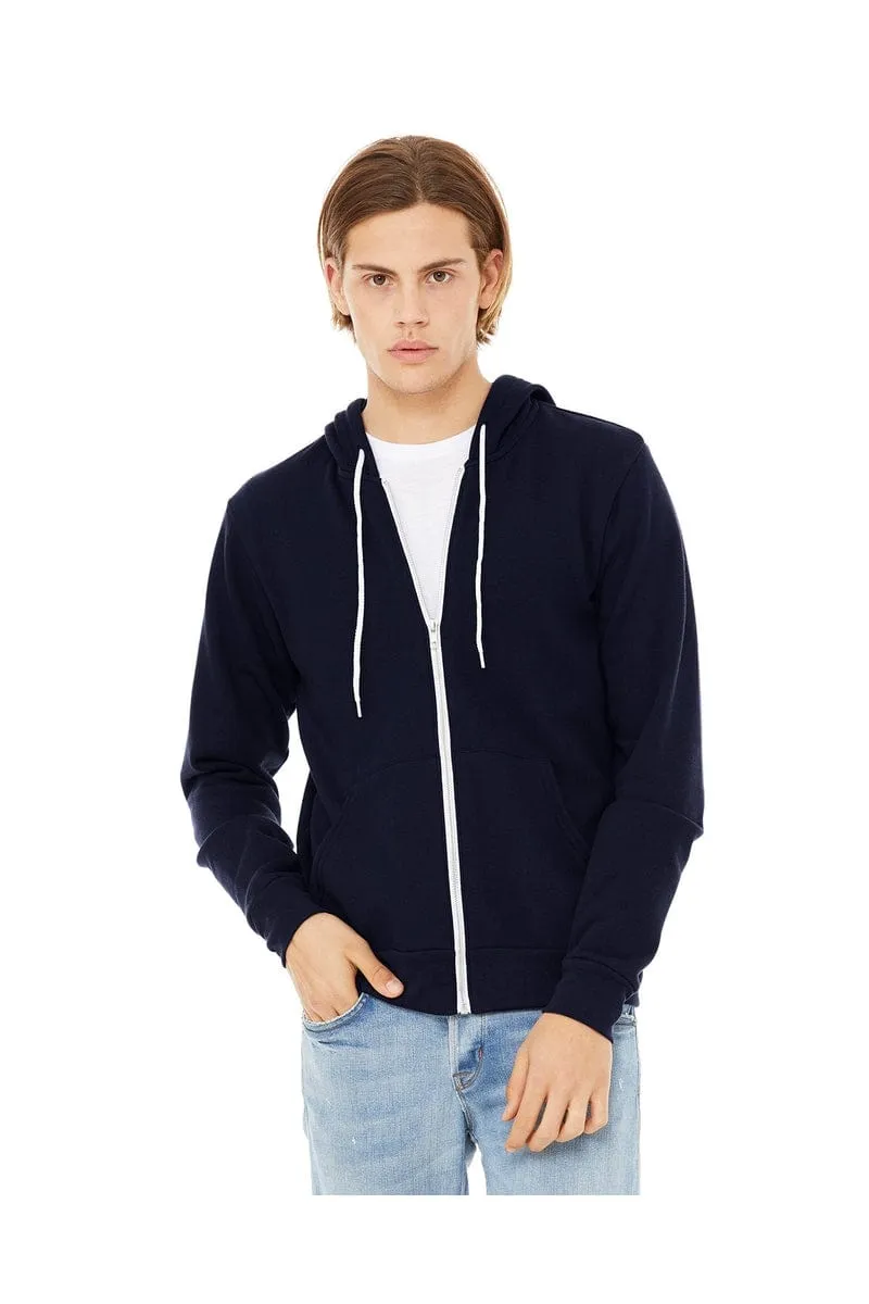 Bella Canvas 3739: Unisex Sponge Fleece Full-Zip Hoodie