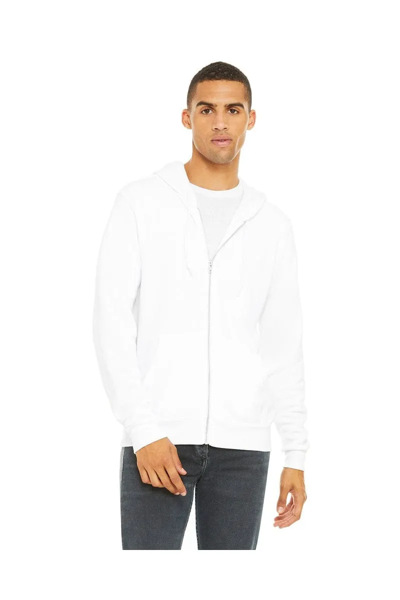 Bella Canvas 3739: Unisex Sponge Fleece Full-Zip Hoodie