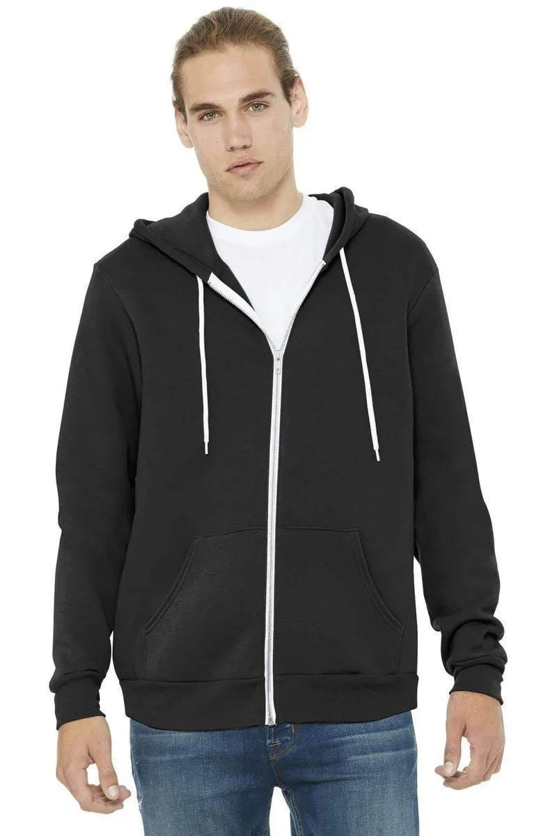 Bella Canvas 3739: Unisex Sponge Fleece Full-Zip Hoodie