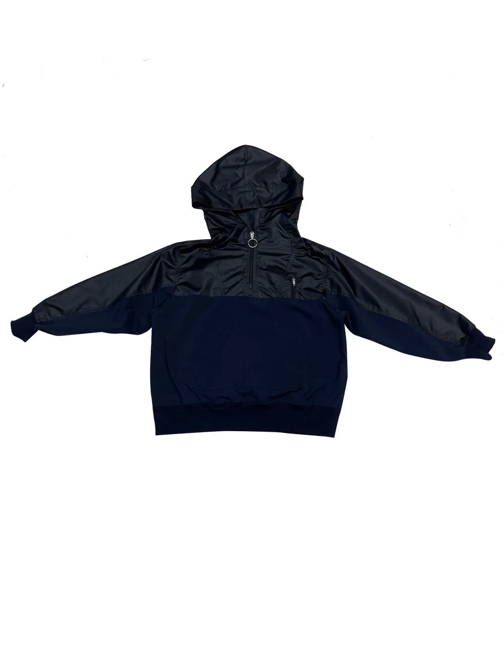 Black x Navy Anorak Hoodie