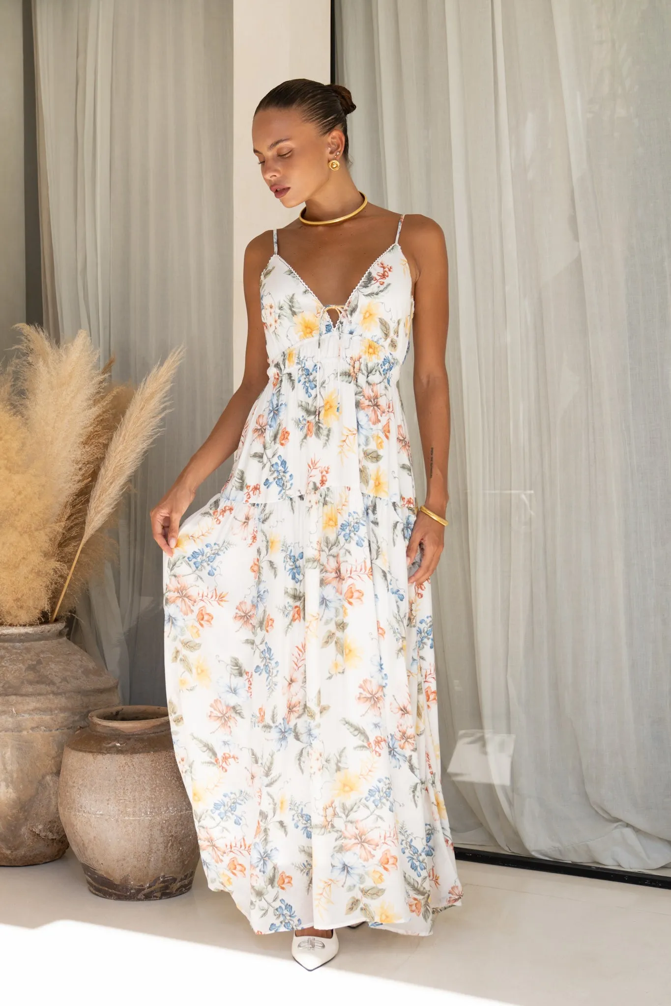 Bonnie Multicolour Floral Maxi Dress