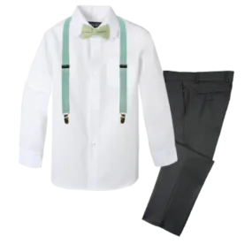 Boys' 4-Piece Customizable Suspenders Outfit - Customer's Product with price 58.95 ID 4JuKnRZpHOXHE0Z-jvjCRias