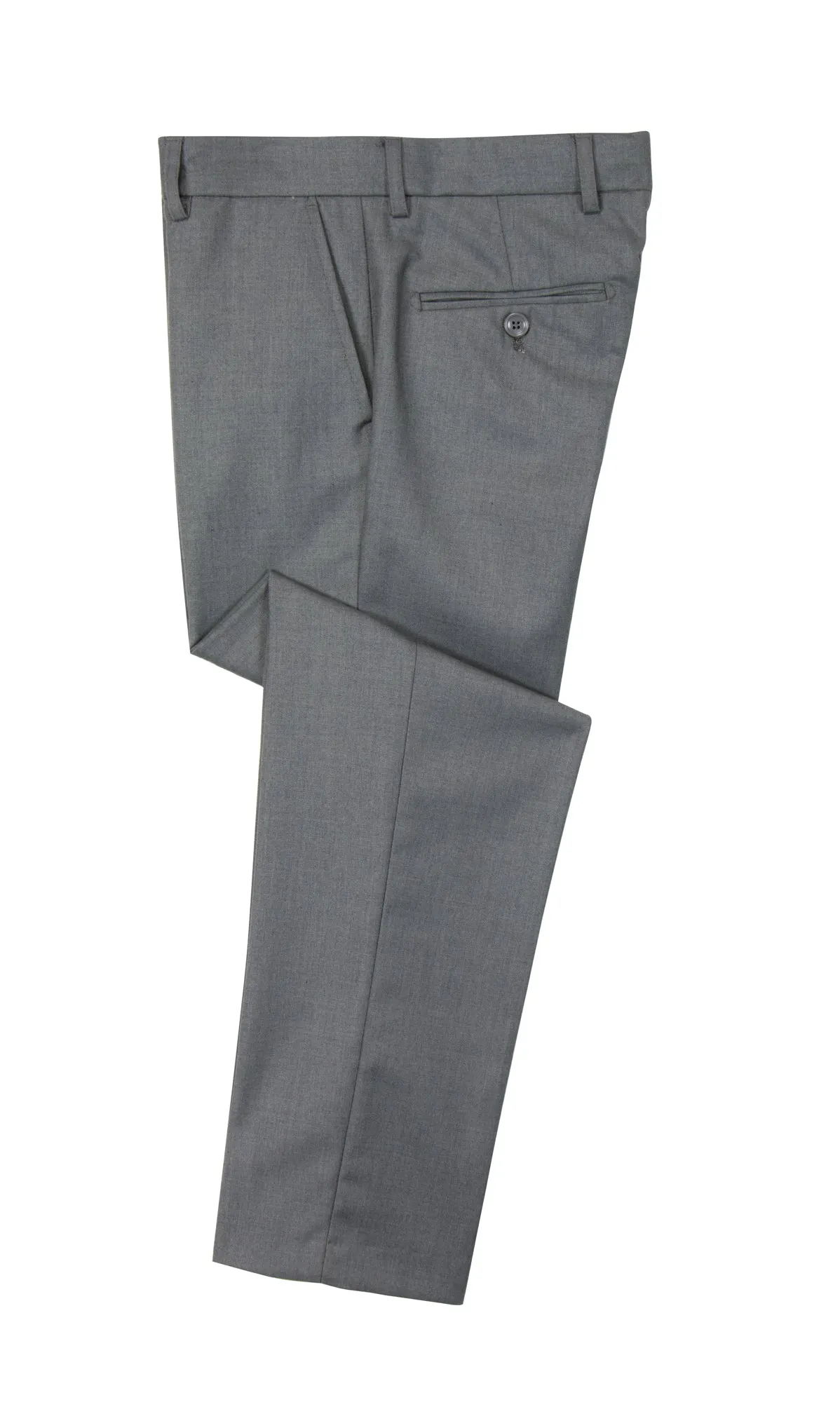 Boys' Grey-C Flat Front Dress Pants