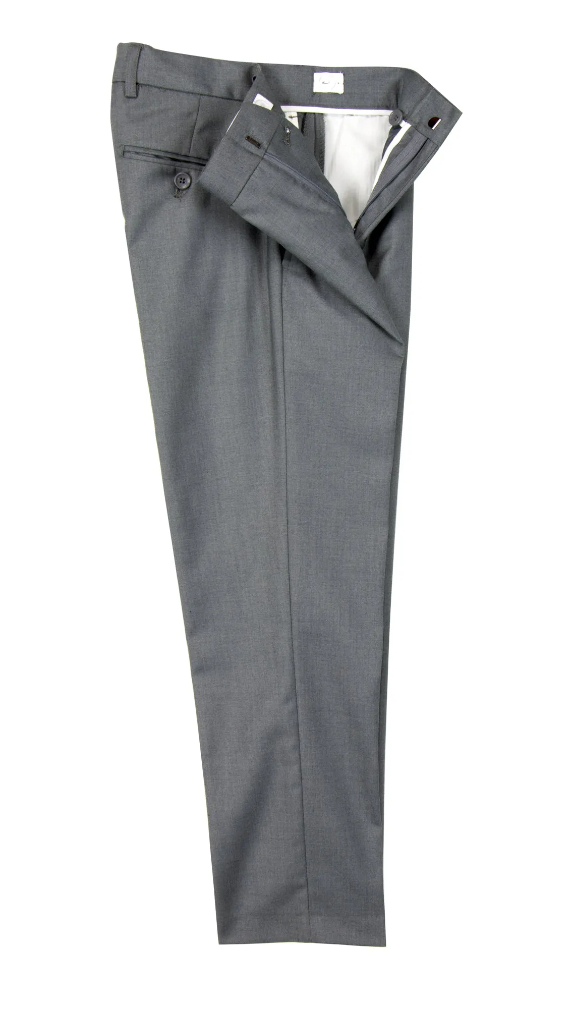 Boys' Grey-C Flat Front Dress Pants