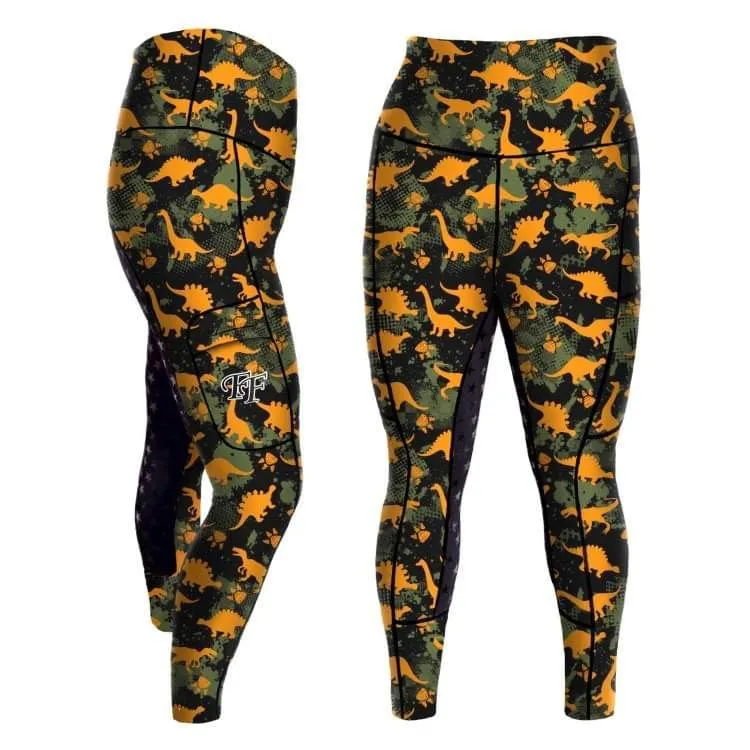 Camo Dino Jodhpur & Base Layer Offer - Adult