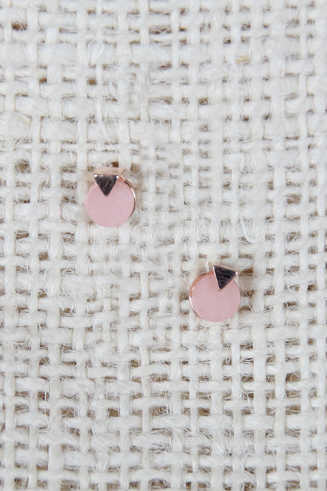 Circle Arrow Layer Stud Earring