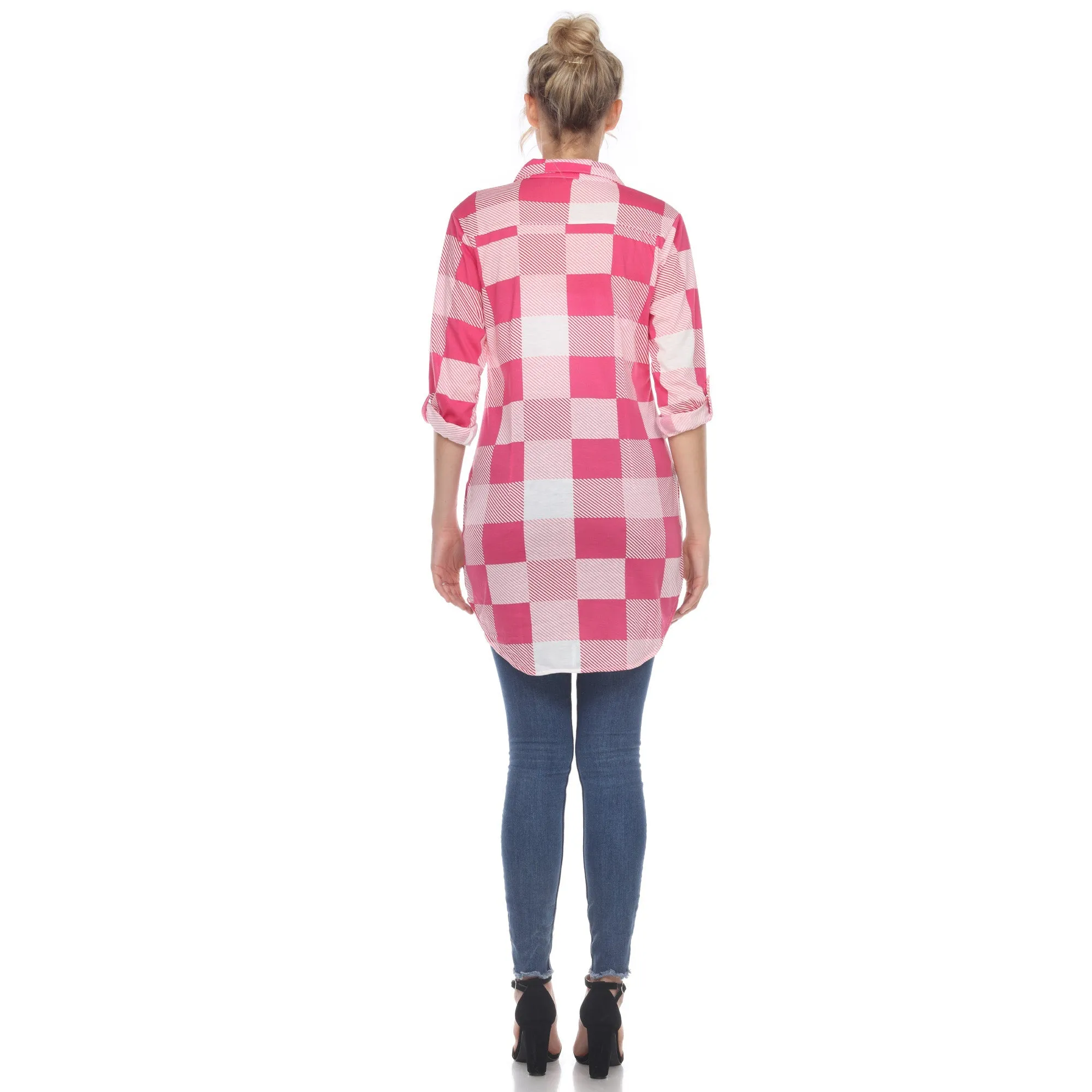 Classic Plaid Tunic Shirt