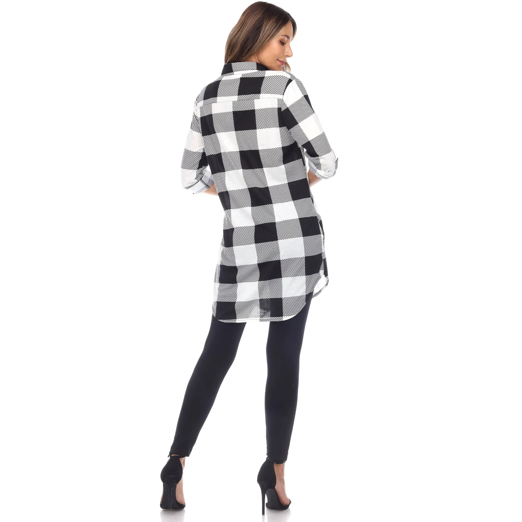 Classic Plaid Tunic Shirt