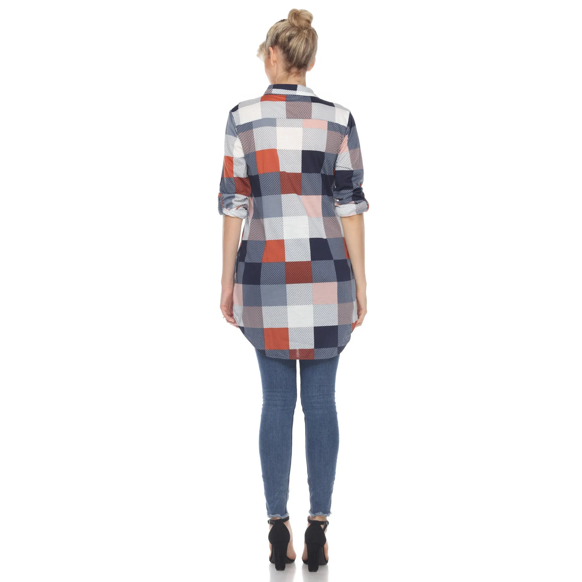 Classic Plaid Tunic Shirt