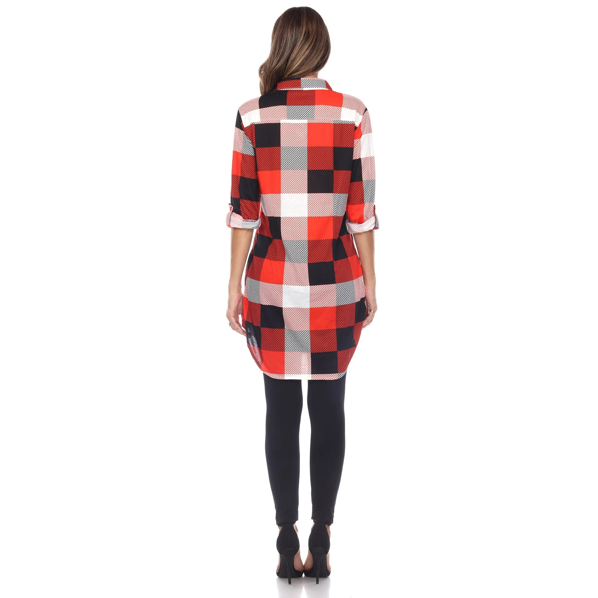 Classic Plaid Tunic Shirt