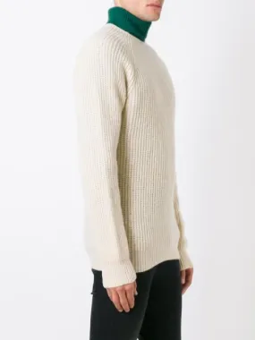 Crew Neck Pullover - Cream - LAST PIECE