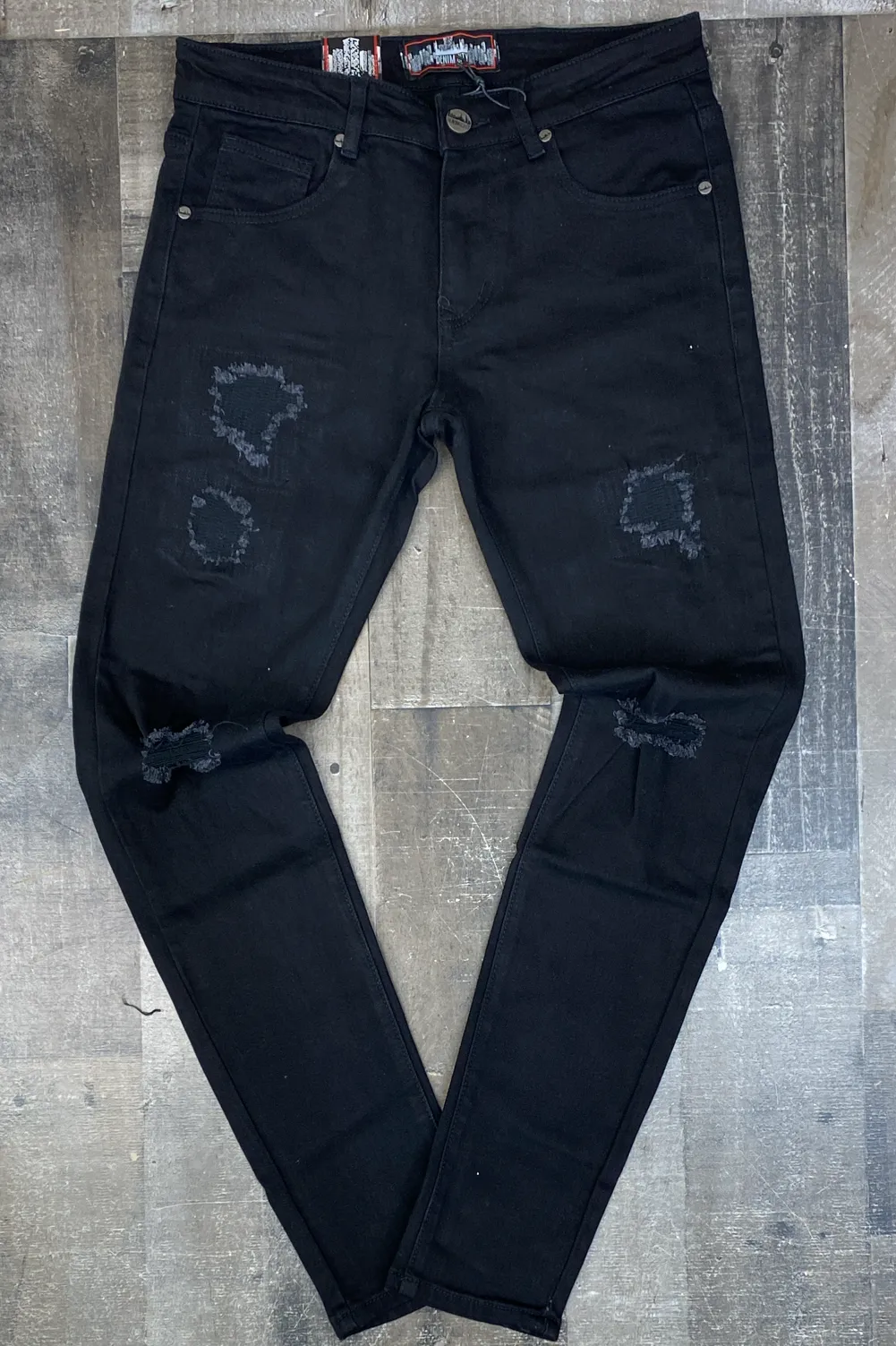 DENIMiCITY- ripped knee denim jeans