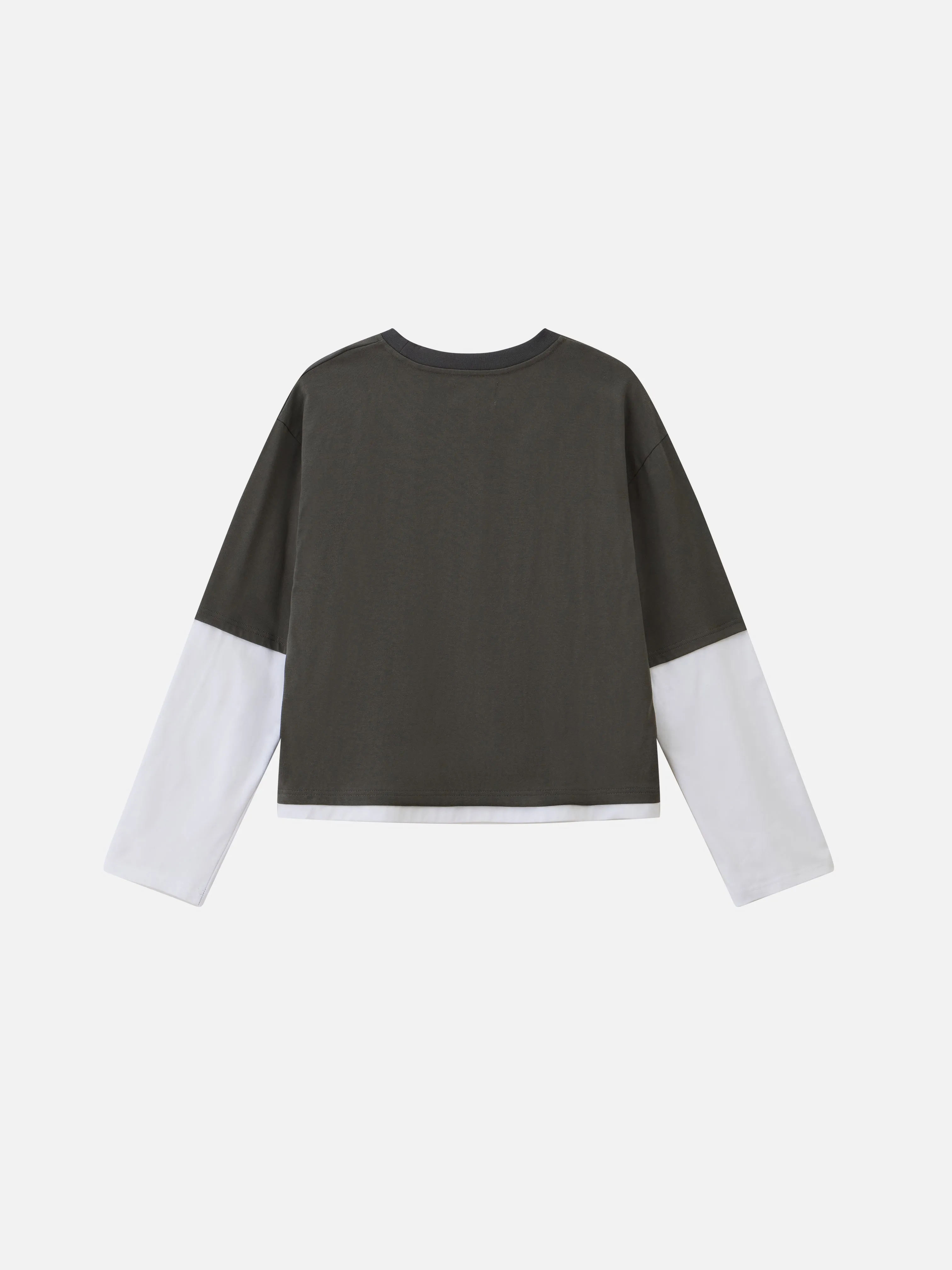 Double layer long-sleeve