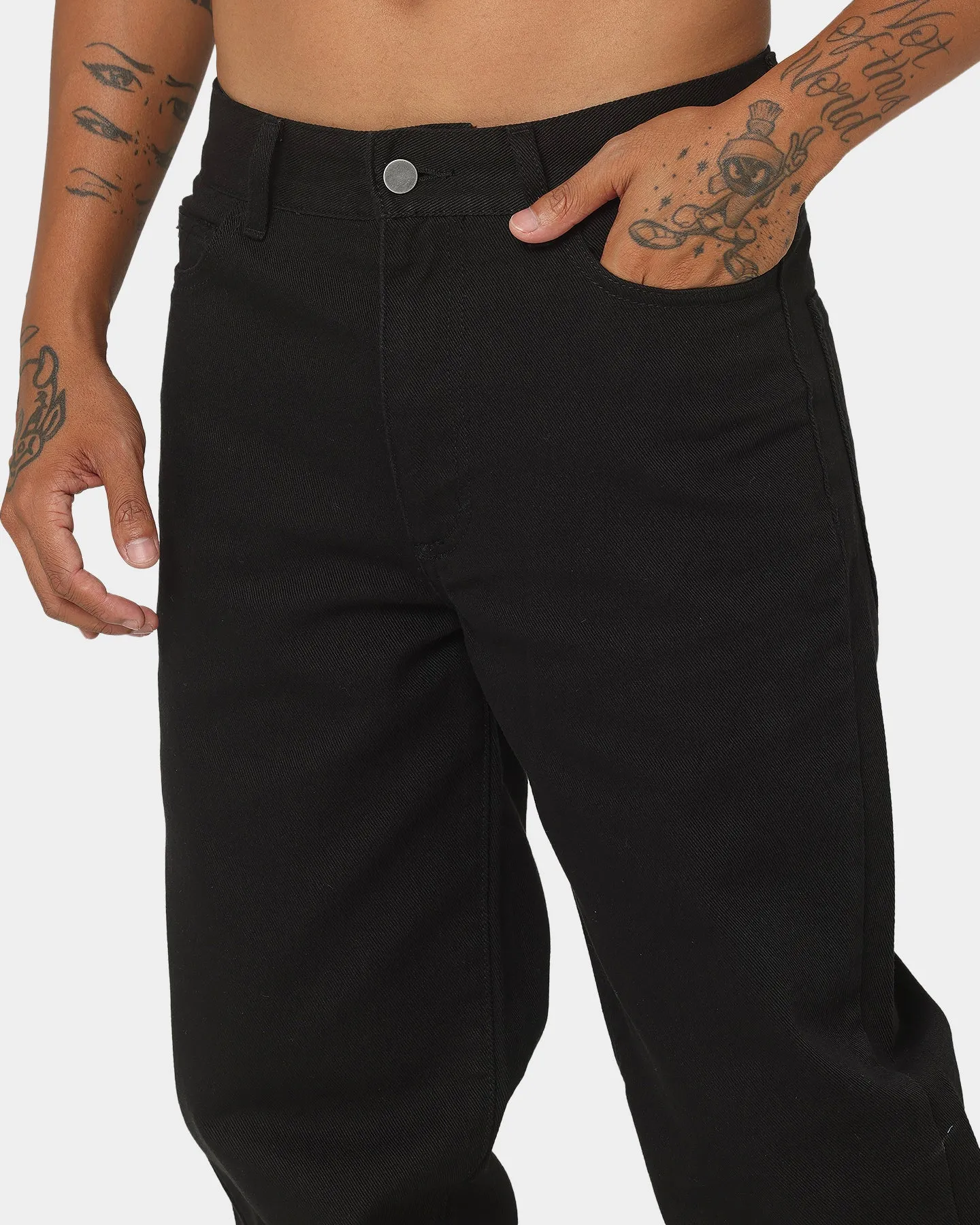 EN ES Generation Straight Leg Jeans Washed Black