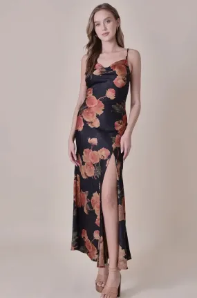 Floral Print Maxi Dress