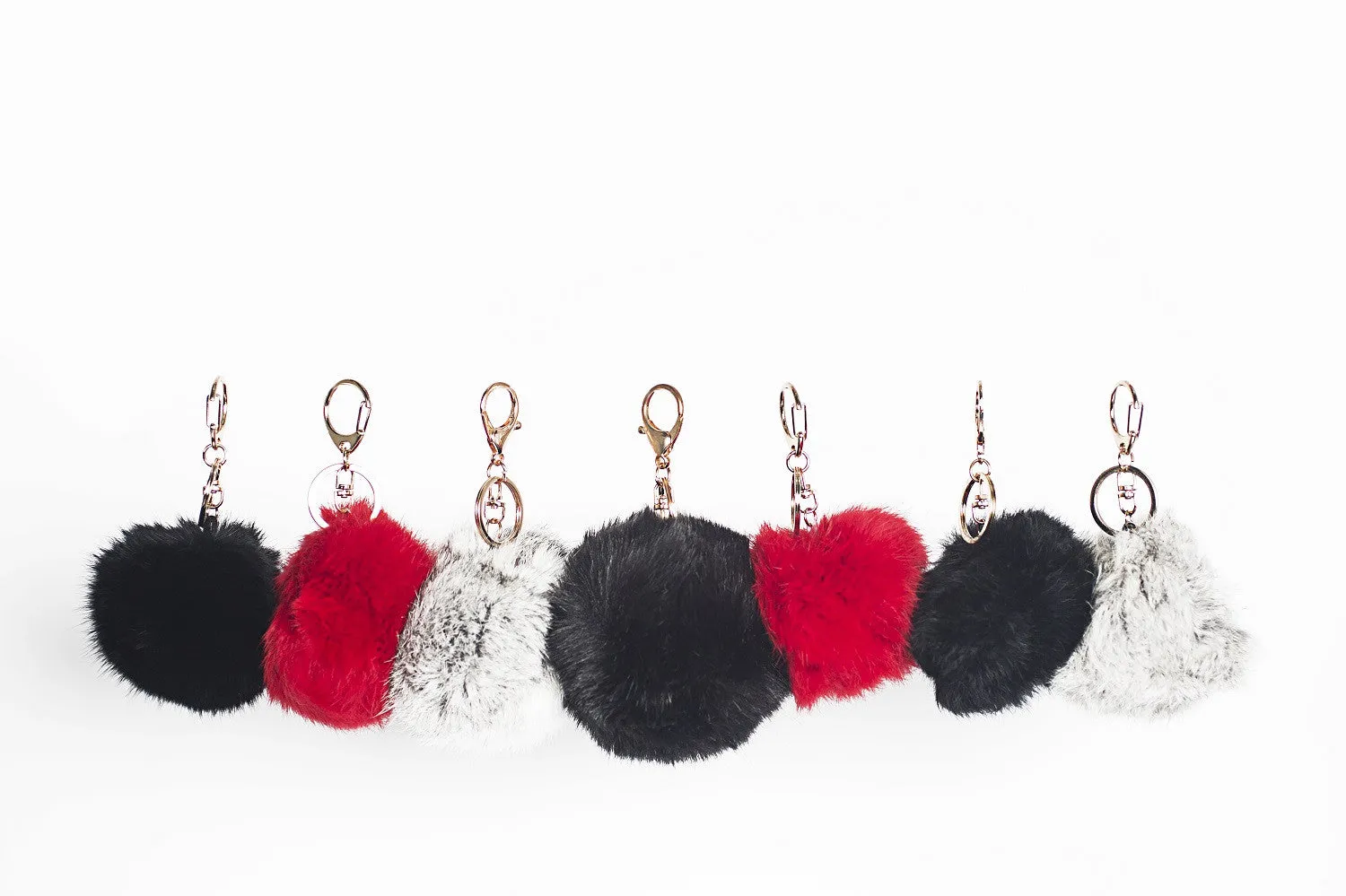 Fur Key Chains/Purse Charms