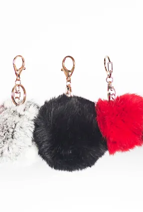 Fur Key Chains/Purse Charms