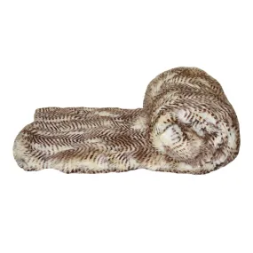 Fur Throw 'Saber Milk n' Honey'