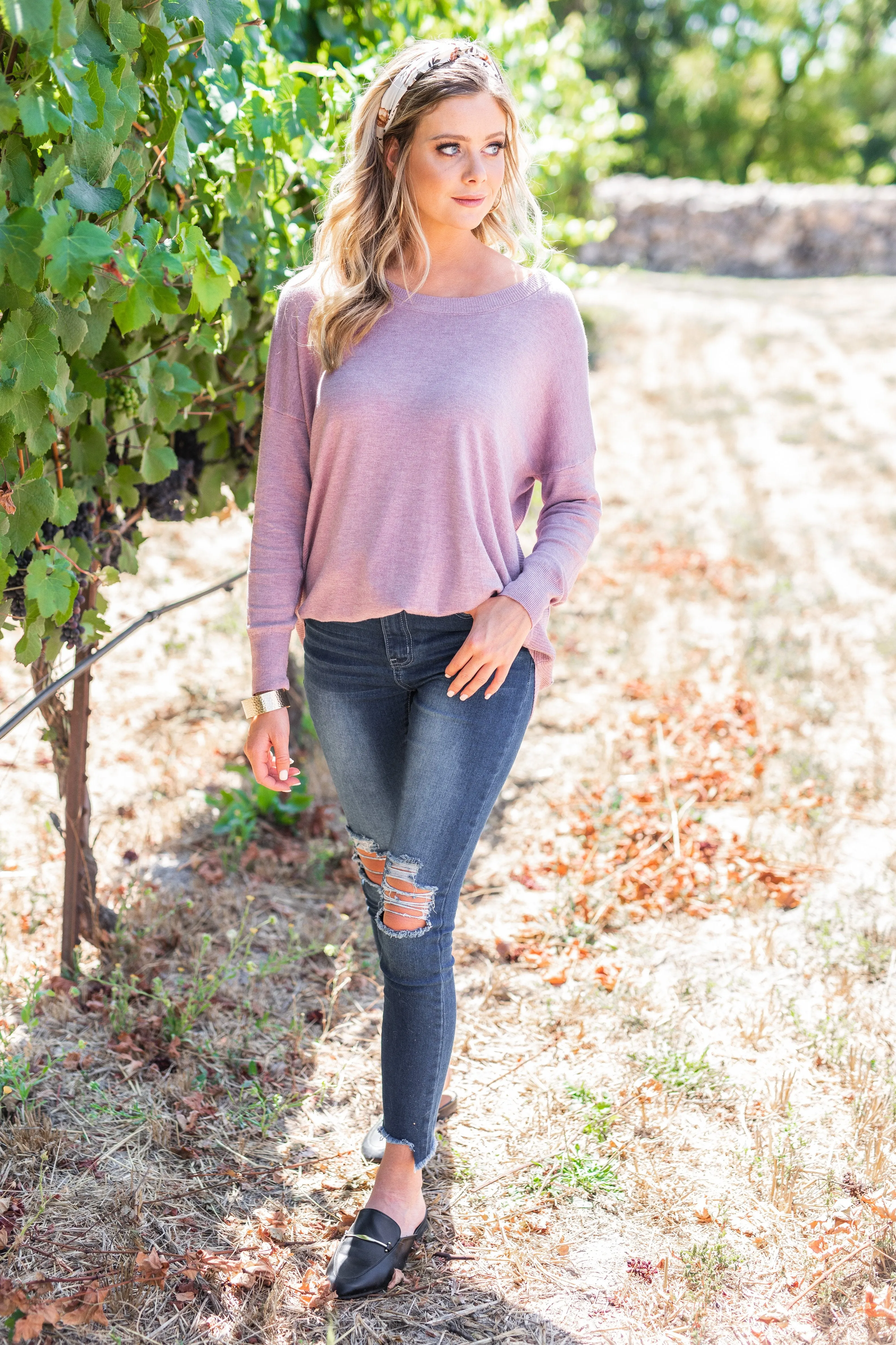 Good Girl Gone Heather Purple Classic Tunic