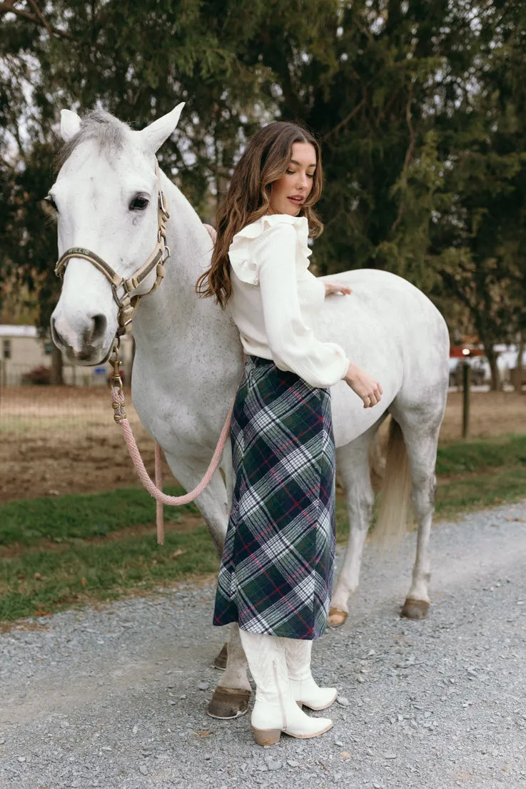 Good Tidings Midi Skirt