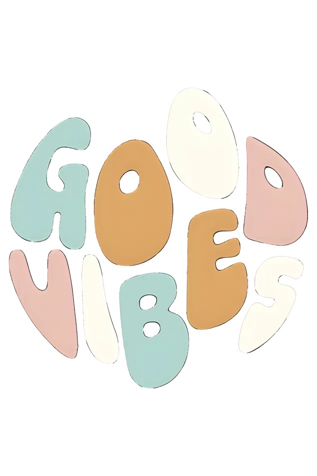 GOOD VIBES Female Crop Hoodies