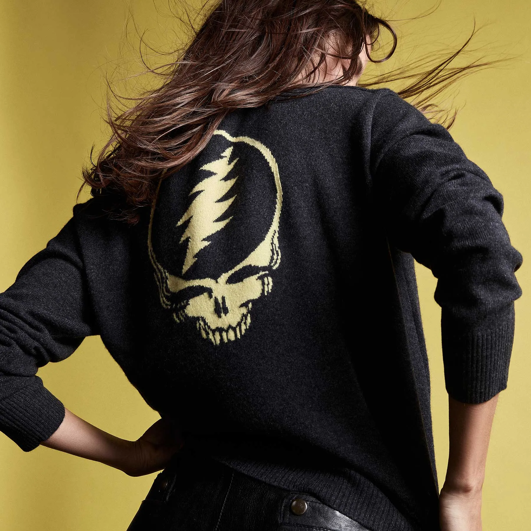 Grateful Dead Pullover Hoodie - Anthracite