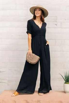 Hazel Button Up Jumpsuit