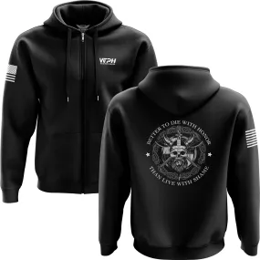 Honor Before Shame Zip Up Hoodie