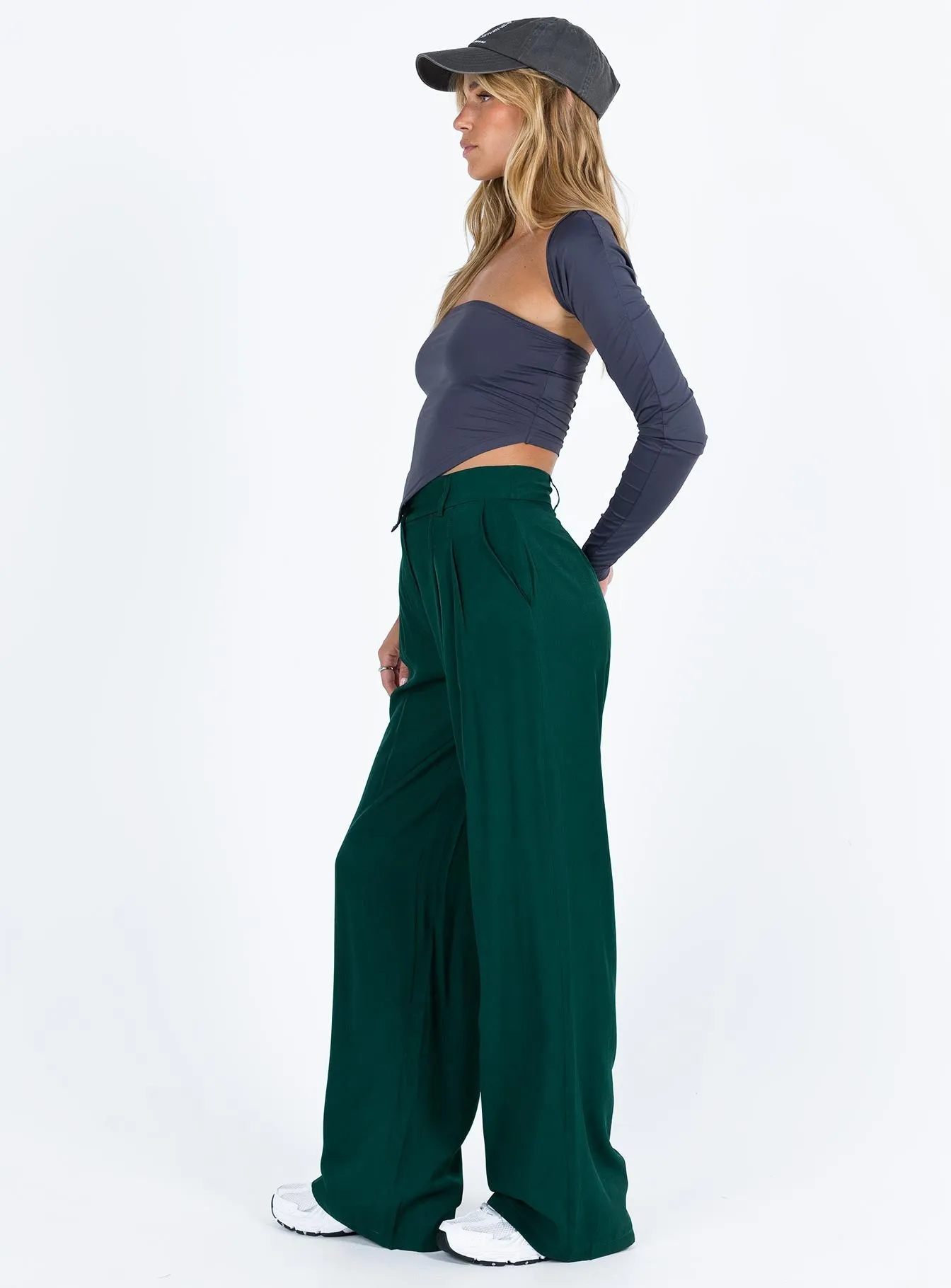 Kacey Pants Forest Green