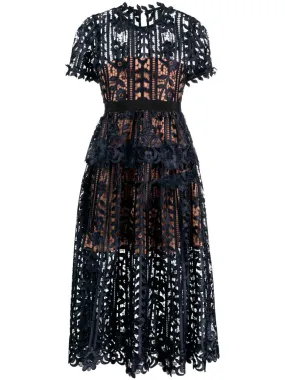 Lace midi dress