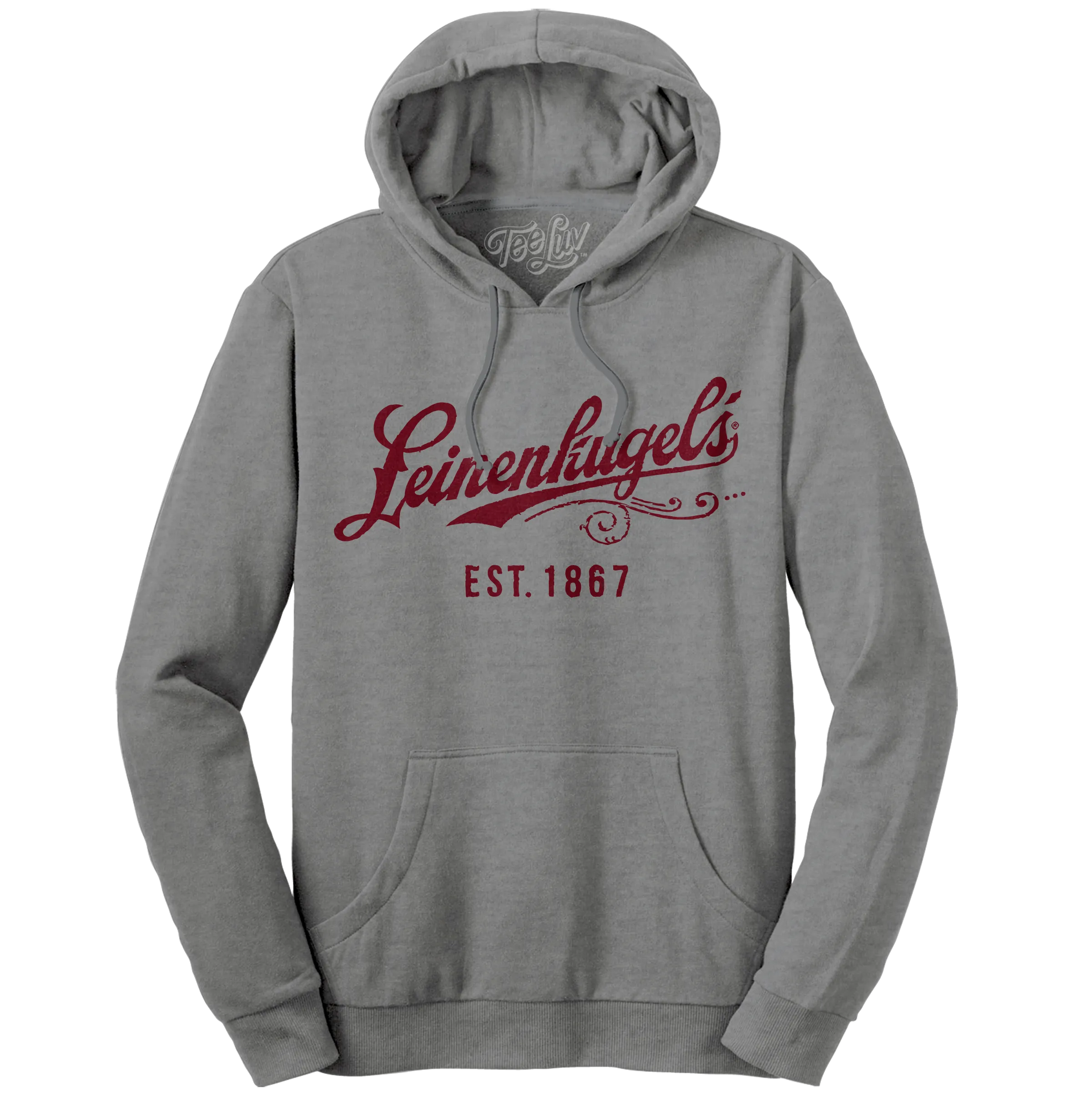 Leinenkugel's Beer Logo Pullover Hooded Sweatshirt - Gray