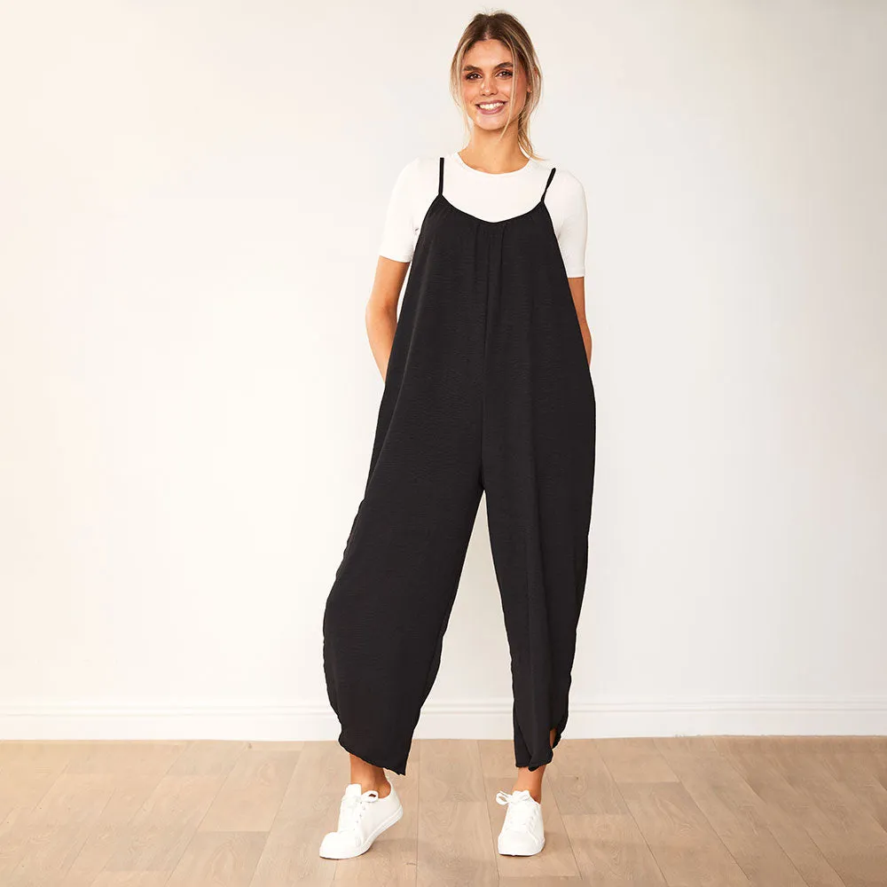 Lennie Jumpsuit (Black)