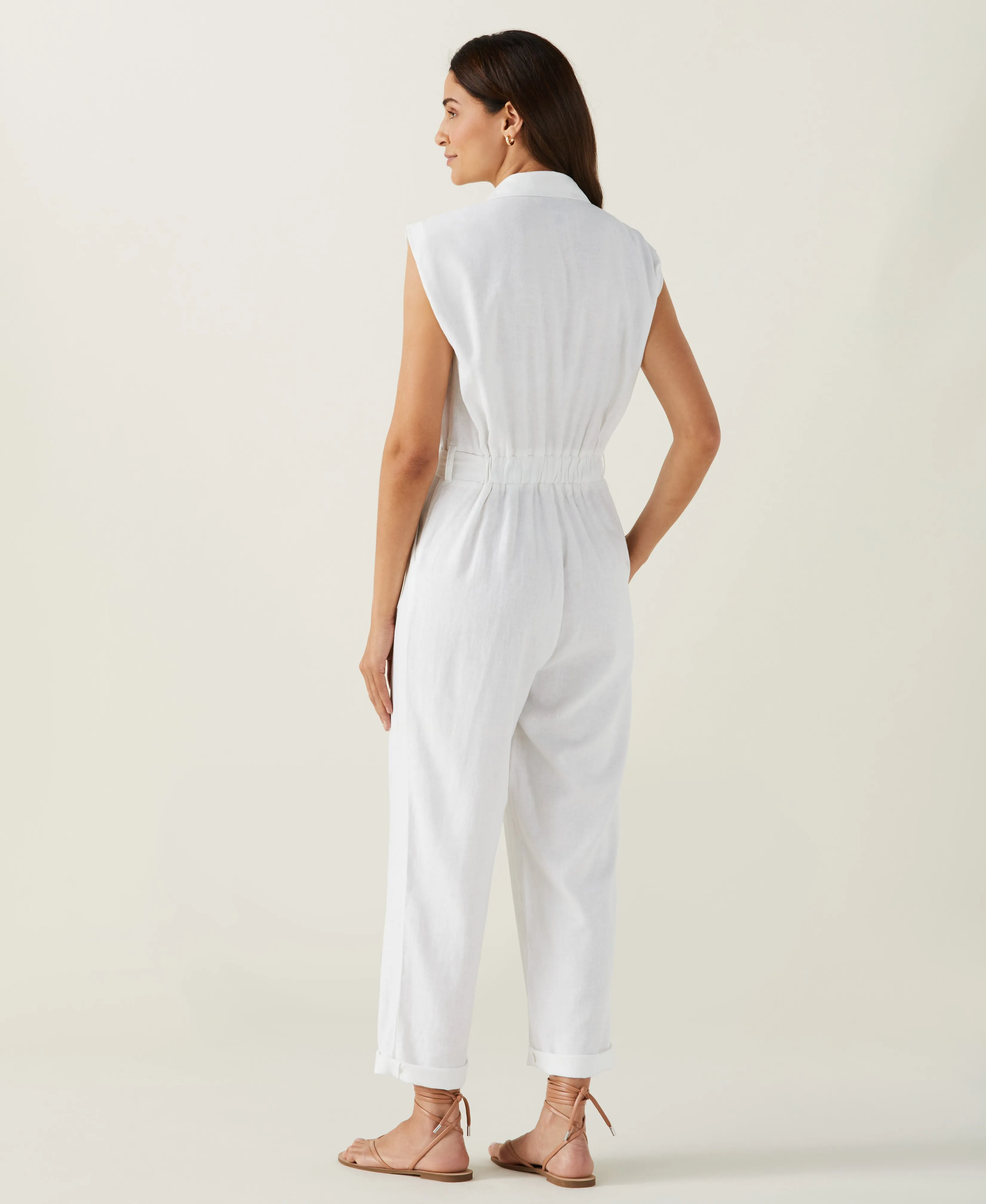 Linen Blend Jumpsuit