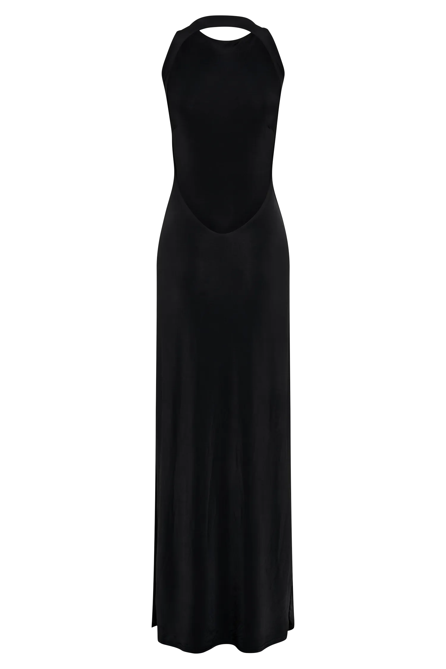 Louise Slinky Backless Maxi Dress - Black