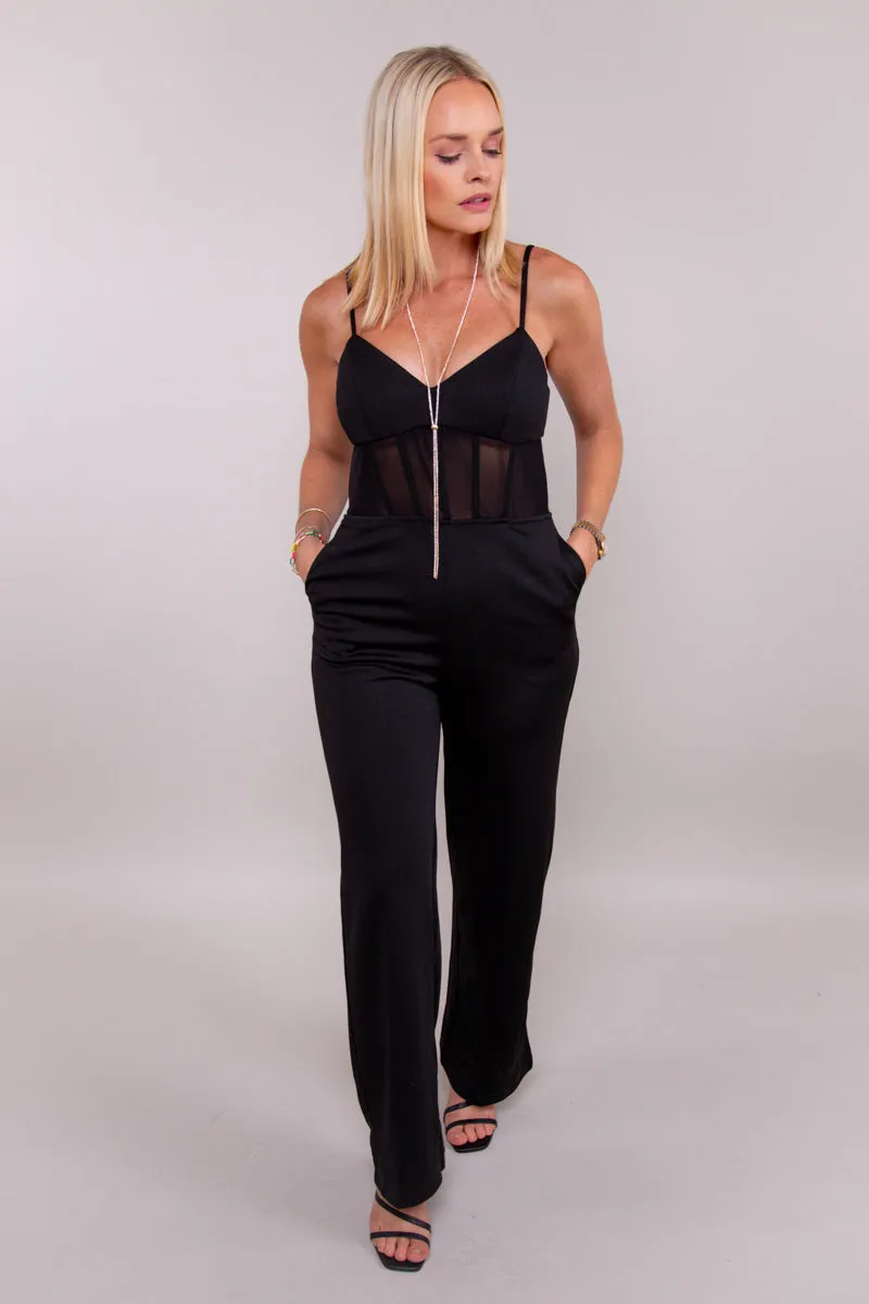 Luxe Corset Jumpsuit - FINAL SALE