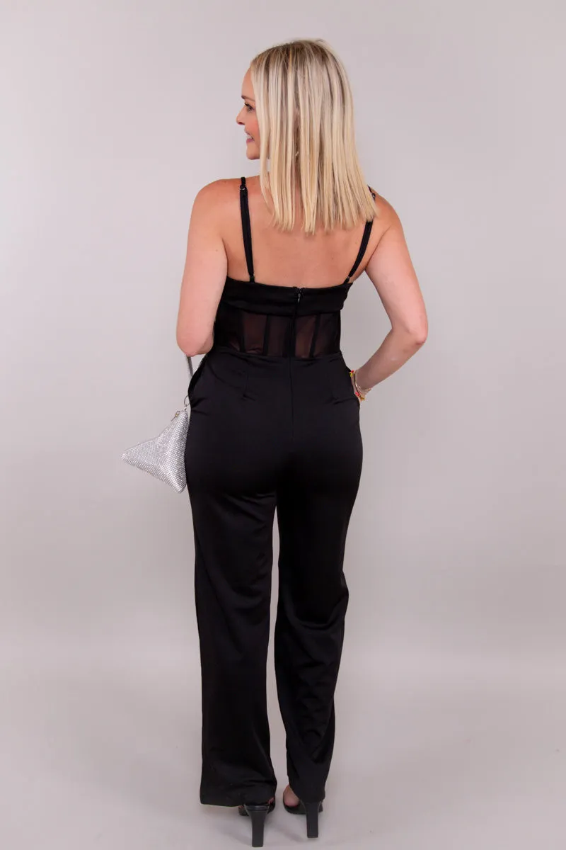 Luxe Corset Jumpsuit - FINAL SALE